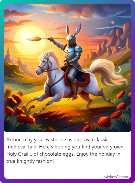 Wishes AI example - Easter (fantasy art)